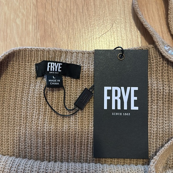 Frye Tan Ribbed Sweater Tank - Picture 3 of 5